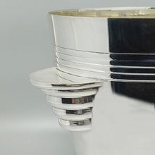 Load image into Gallery viewer, 1930s Gorgeous Art Deco Ice Bucket by Vuillermet in Silver Plated. Made in France Madinteriorart by Maden