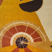 Load image into Gallery viewer, 1950s Constructivist Mechanical Futuristic Rug/Tapestry. Made in France Madinteriorart by Maden