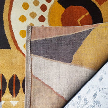 Load image into Gallery viewer, 1950s Constructivist Mechanical Futuristic Rug/Tapestry. Made in France Madinteriorart by Maden