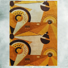 Load image into Gallery viewer, 1950s Constructivist Mechanical Futuristic Rug/Tapestry. Made in France Madinteriorart by Maden
