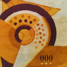 Load image into Gallery viewer, 1950s Constructivist Mechanical Futuristic Rug/Tapestry. Made in France - Madinteriorart by Maden