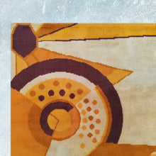 Load image into Gallery viewer, 1950s Extremely Rare Pair of French Constructivist Pure Wool Rugs / Tapestries Madinteriorart by Maden