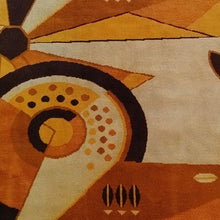 Load image into Gallery viewer, 1950s Extremely Rare Pair of French Constructivist Pure Wool Rugs / Tapestries Madinteriorart by Maden