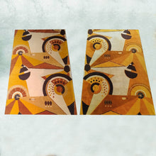 Load image into Gallery viewer, 1950s Extremely Rare Pair of French Constructivist Pure Wool Rugs / Tapestries Madinteriorart by Maden