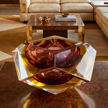 Load image into Gallery viewer, 1960s Gorgeous Amber and Yellow Ashtray or Catchall by Flavio Poli for Seguso. Made in Italy