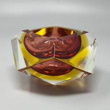 Load image into Gallery viewer, 1960s Gorgeous Amber and Yellow Ashtray or Catchall by Flavio Poli for Seguso. Made in Italy