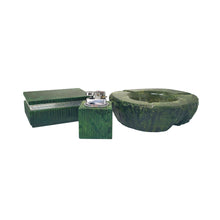 Load image into Gallery viewer, 1960s Alabaster Green Smoking Set by Romano Bianchi, Handmade Madinteriorart by Maden