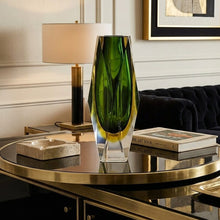Load image into Gallery viewer, 1960s Astonishing Green Vase By Flavio Poli for Seguso. Made in Italy Madinteriorart by Maden
