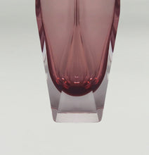 Load image into Gallery viewer, 1960s Flavio Poli for Seguso Sommerso Murano Glass Vase. Made in italy Madinteriorart by Maden