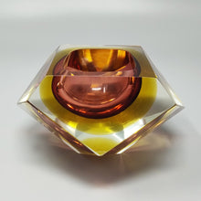 Load image into Gallery viewer, 1960s Gorgeous Amber and Yellow Ashtray or Catchall by Flavio Poli for Seguso. Made in Italy Madinteriorart by Maden