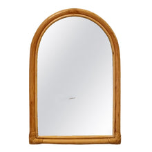 Load image into Gallery viewer, 1960s Gorgeous Bamboo and Rattan Mirror and Console. Made in Italy Madinteriorart by Maden