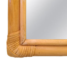 Load image into Gallery viewer, 1960s Gorgeous Bamboo and Rattan Mirror and Console. Made in Italy Madinteriorart by Maden