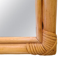 Load image into Gallery viewer, 1960s Gorgeous Bamboo and Rattan Mirror and Console. Made in Italy Madinteriorart by Maden