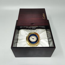 Load image into Gallery viewer, 1960s Gorgeous Cartier Desk Travel Alarm Clock Pendulette. Made in Swiss Madinteriorart by Maden
