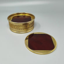 Load image into Gallery viewer, 1960s Gorgeous cocktail set by E. Orefice in lucite and brass. Made In Italy Madinteriorart by Maden