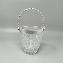 Load image into Gallery viewer, 1960s Gorgeous Cut Crystal Cocktail Shaker with Ice Bucket by Arir. Made in Italy. Madinteriorart by Maden