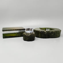 Load image into Gallery viewer, 1960s Gorgeous Green Alabaster Smoking Set by Romano Bianchi Madinteriorart by Maden