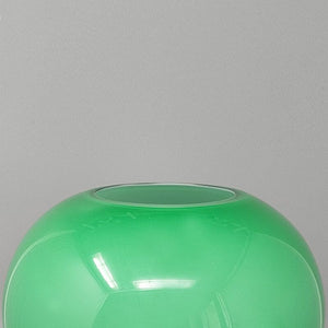1960s Gorgeous Green Vase by Ind. Vetraria Valdarnese. Made in Italy Madinteriorart by Maden