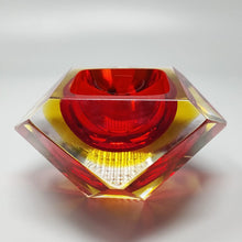 Load image into Gallery viewer, 1960s Gorgeous Red and Yellow Ashtray or Catchall by Flavio Poli for Seguso. Made in Italy Madinteriorart by Maden