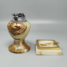 Load image into Gallery viewer, 1960s Gorgeous Smoking Set in Onyx. Made in Italy Madinteriorart by Maden