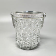 Load image into Gallery viewer, 1960s Italian Mid-Century Cut Crystal & Brushed Metal Cocktail Set by Arir Madinteriorart by Maden