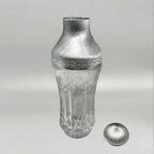 Load image into Gallery viewer, 1960s Italian Mid-Century Cut Crystal & Brushed Metal Cocktail Set by Arir Madinteriorart by Maden