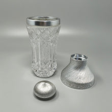 Load image into Gallery viewer, 1960s Italian Mid-Century Cut Crystal & Brushed Metal Cocktail Set by Arir Madinteriorart by Maden