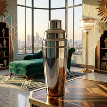 Load image into Gallery viewer, 1960s Mid-Century Gorgeous Italian Cocktail Shaker in Stainless Steel Madinteriorart by Maden