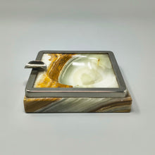 Load image into Gallery viewer, 1960s Mid-Century Modern Italian Onyx Smoking Set with Table Lighter & Ashtray Madinteriorart by Maden