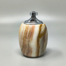Load image into Gallery viewer, 1960s Mid-Century Modern Italian Onyx Smoking Set with Table Lighter & Ashtray Madinteriorart by Maden