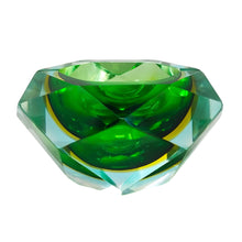 Load image into Gallery viewer, 1960s Stunning Large Green and Yellow Ashtray/Bowl/Catchall By Flavio Poli for Seguso Madinteriorart by Maden