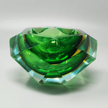 Load image into Gallery viewer, 1960s Stunning Large Green and Yellow Ashtray/Bowl/Catchall By Flavio Poli for Seguso Madinteriorart by Maden