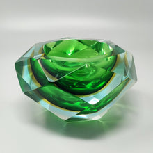 Load image into Gallery viewer, 1960s Stunning Large Green and Yellow Ashtray/Bowl/Catchall By Flavio Poli for Seguso Madinteriorart by Maden