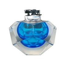 Load image into Gallery viewer, 1960s Stunning Table Blue Lighter in Murano Sommerso Glass By Flavio Poli for Seguso Madinteriorart by Maden