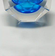 Load image into Gallery viewer, 1960s Stunning Table Blue Lighter in Murano Sommerso Glass By Flavio Poli for Seguso Madinteriorart by Maden