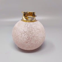 Load image into Gallery viewer, 1960s Stunning Table Lighter in Murano Frosted Glass by Paolo Traversi. Made in Italy Madinteriorart by Maden