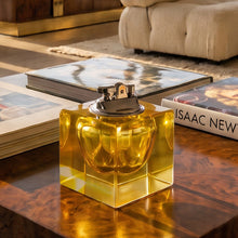 Load image into Gallery viewer, 1960s Stunning Yellow Table Lighter in Murano Sommerso Glass By Flavio Poli for Seguso Madinteriorart by Maden