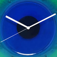 Load image into Gallery viewer, 1960s Mid-Century Modern Murano Glass Wall Clock by Cà dei Vetrai