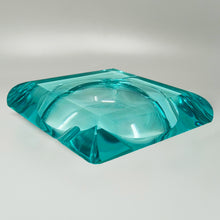 Load image into Gallery viewer, 1970s Mid-century Aquamarine Ashtray by Fontana Arte. Made in Italy