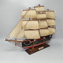 Load image into Gallery viewer, 1970s Astonishing Bergantin Siglo XVIII Model Ship. Handmade. Made in England Madinteriorart by Maden