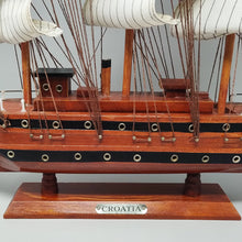 Load image into Gallery viewer, 1970s Astonishing "Croatia" Model Ship. Made in England. Madinteriorart by Maden