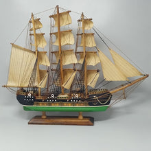 Load image into Gallery viewer, 1970s Astonishing Fragata Siglo XVIII Model Ship. Handmade. Made in England Madinteriorart by Maden