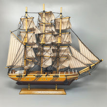 Load image into Gallery viewer, 1970s Astonishing Fragata Siglo XVIII Model Ship. Handmade. Made in England Madinteriorart by Maden