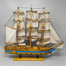 Load image into Gallery viewer, 1970s Astonishing HMS Endeavour Model Ship. Handmade. Made in England Madinteriorart by Maden