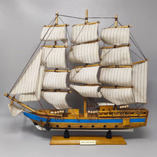 Load image into Gallery viewer, 1970s Astonishing HMS Endeavour Model Ship. Handmade. Made in England Madinteriorart by Maden