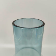 Load image into Gallery viewer, 1970s Astonishing Light Blue Vase #1376 by Tamara Aladin Vase for Riihimaki/Riihimaen Lasi Oy Madinteriorart by Maden
