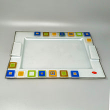 Load image into Gallery viewer, 1970s Astonishing Tray By Albatros in Murano Glass. Made in Italy Madinteriorart by Maden