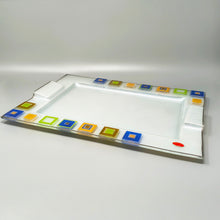 Load image into Gallery viewer, 1970s Astonishing Tray By Albatros in Murano Glass. Made in Italy Madinteriorart by Maden