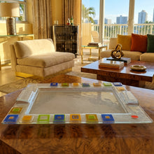 Load image into Gallery viewer, 1970s Astonishing Tray By Albatros in Murano Glass. Made in Italy Madinteriorart by Maden