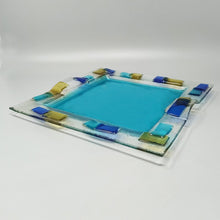Load image into Gallery viewer, 1970s Astonishing Tray By Albatros in Murano Glass. Made in Italy Madinteriorart by Maden